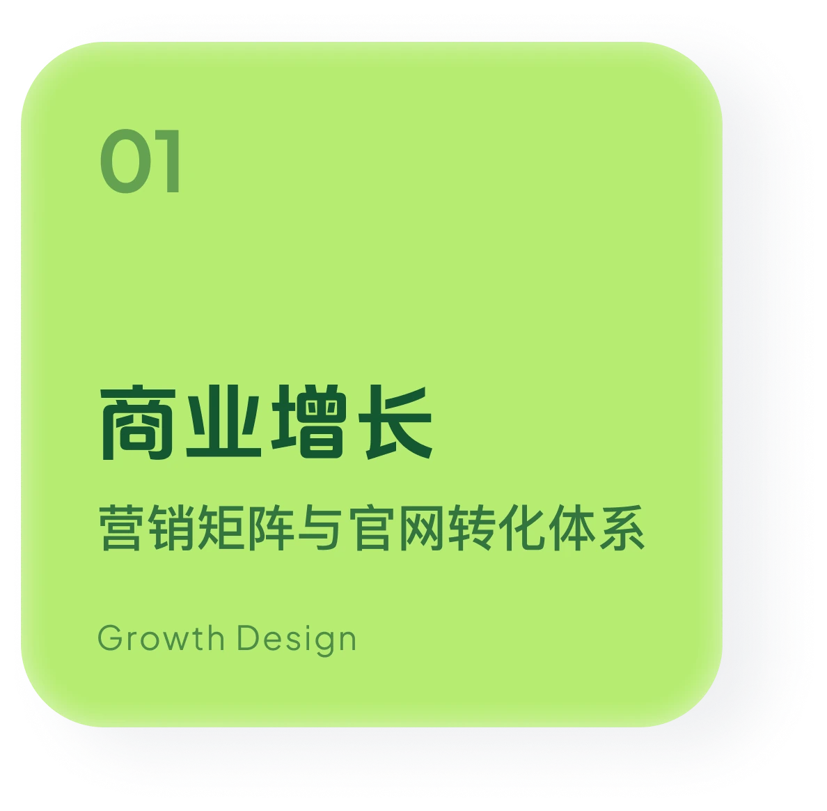 01 商业增长 — Growth Design